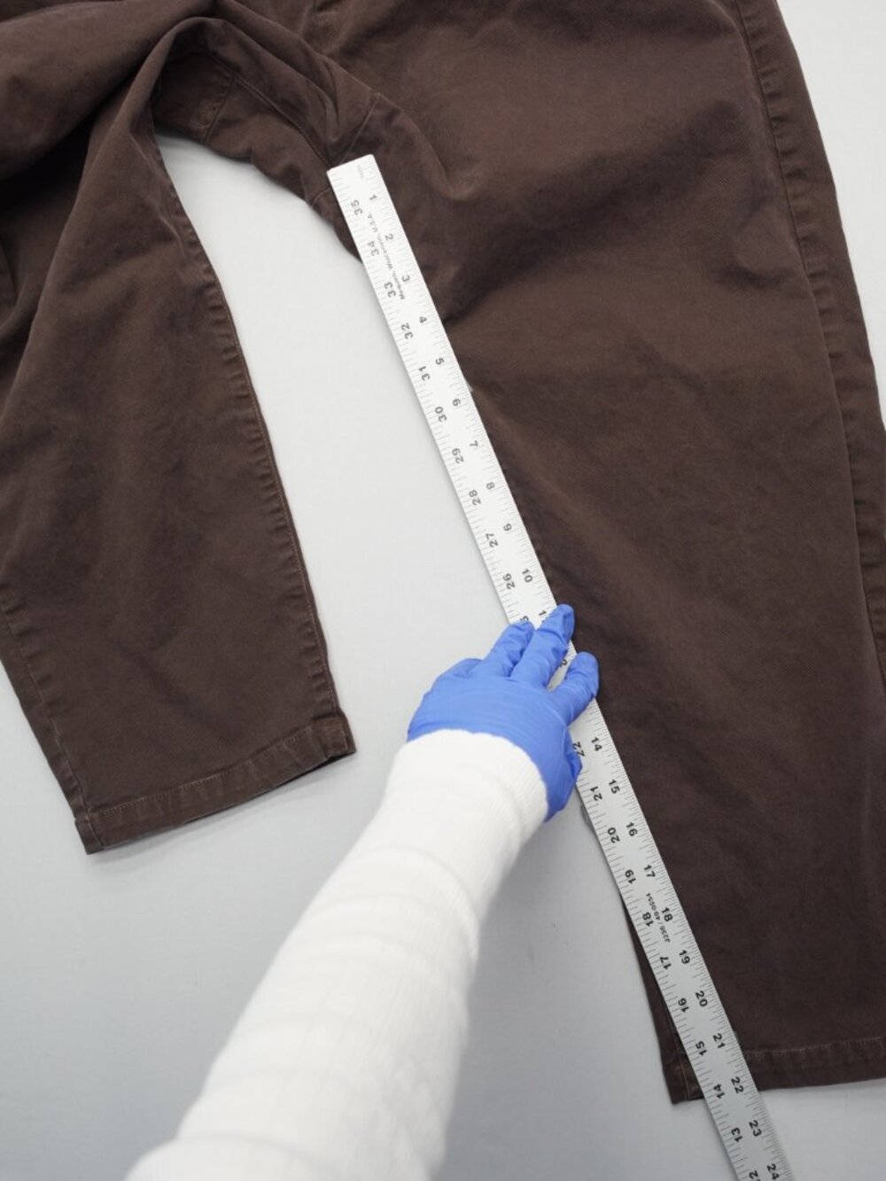 Nili Lotan Paris Drop Crotch Pants Brown Size 8 - Picture 8 of 11
